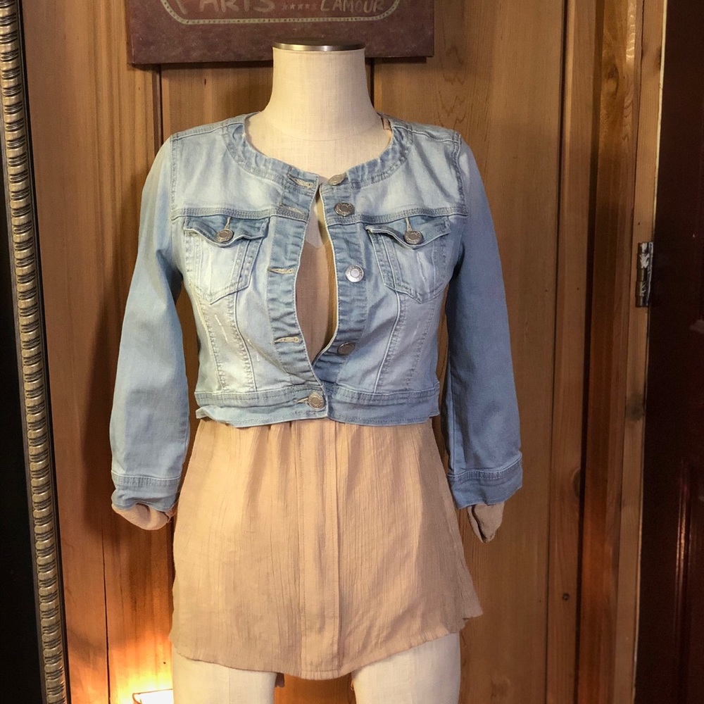 Rue 21 Cropped Jean Jacket